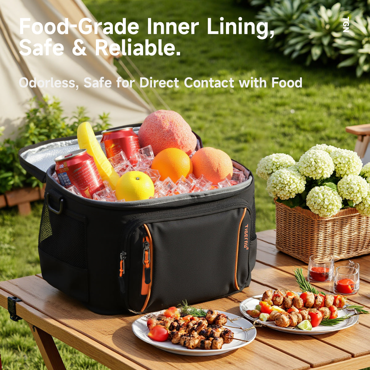 Tigernu High Quality Custom Logo Portable Cooler Bags Multifunctional Heat Cold Preservation Picnic Bag Outdoor Camping Backpack
