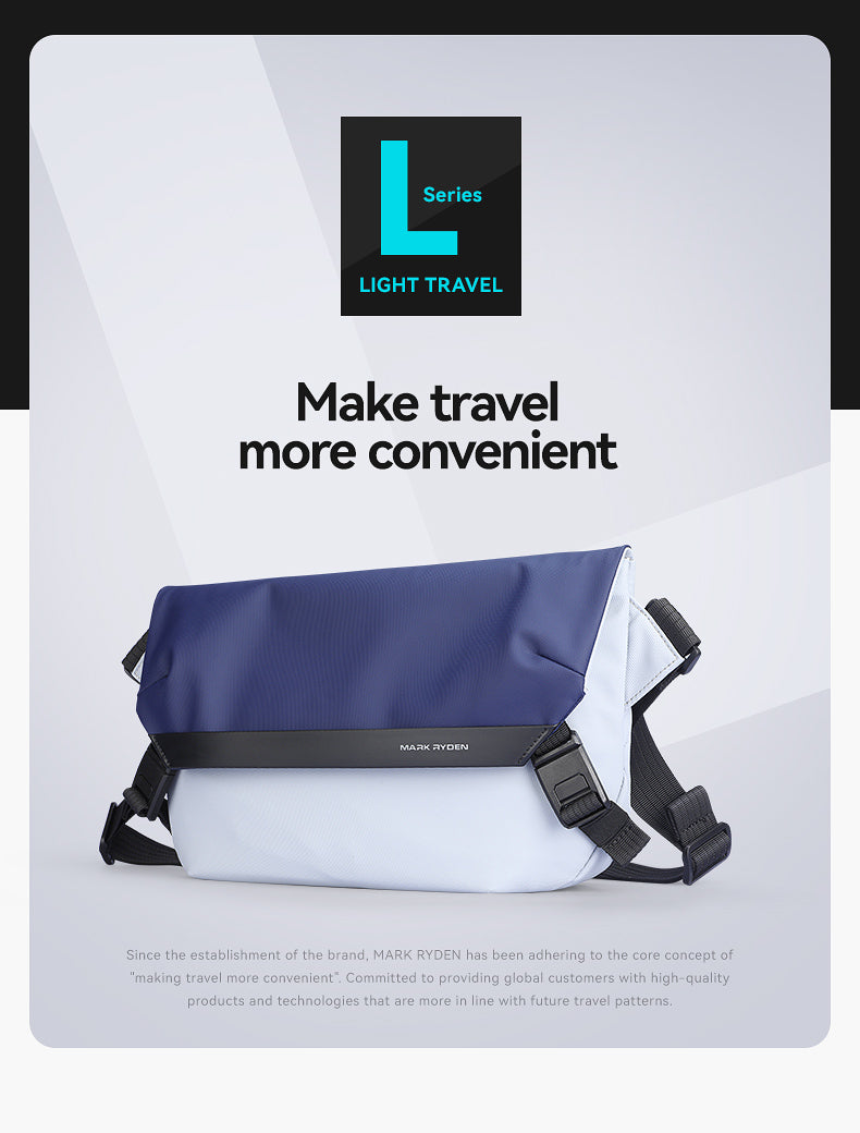 Mark Ryden Selling Explosive Men's Crossbody Bag Sports Cycling wholesale crossbody bag