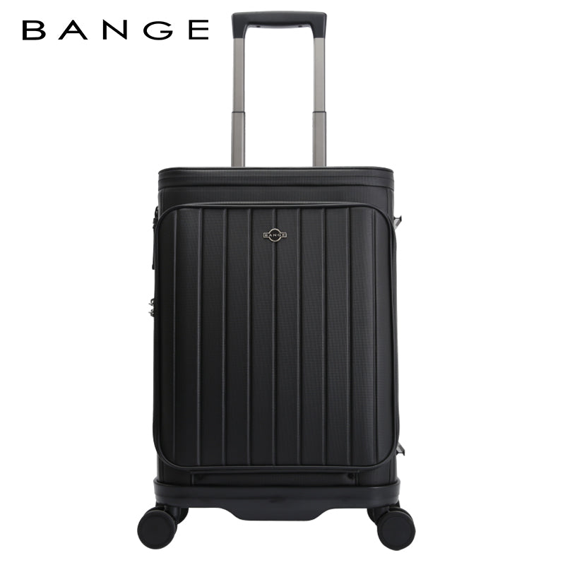 Bange Unisex 360 Degree Silent Glide Wheels TSA Lock Premium 20inch Carry on Multifunction Travel Luggage