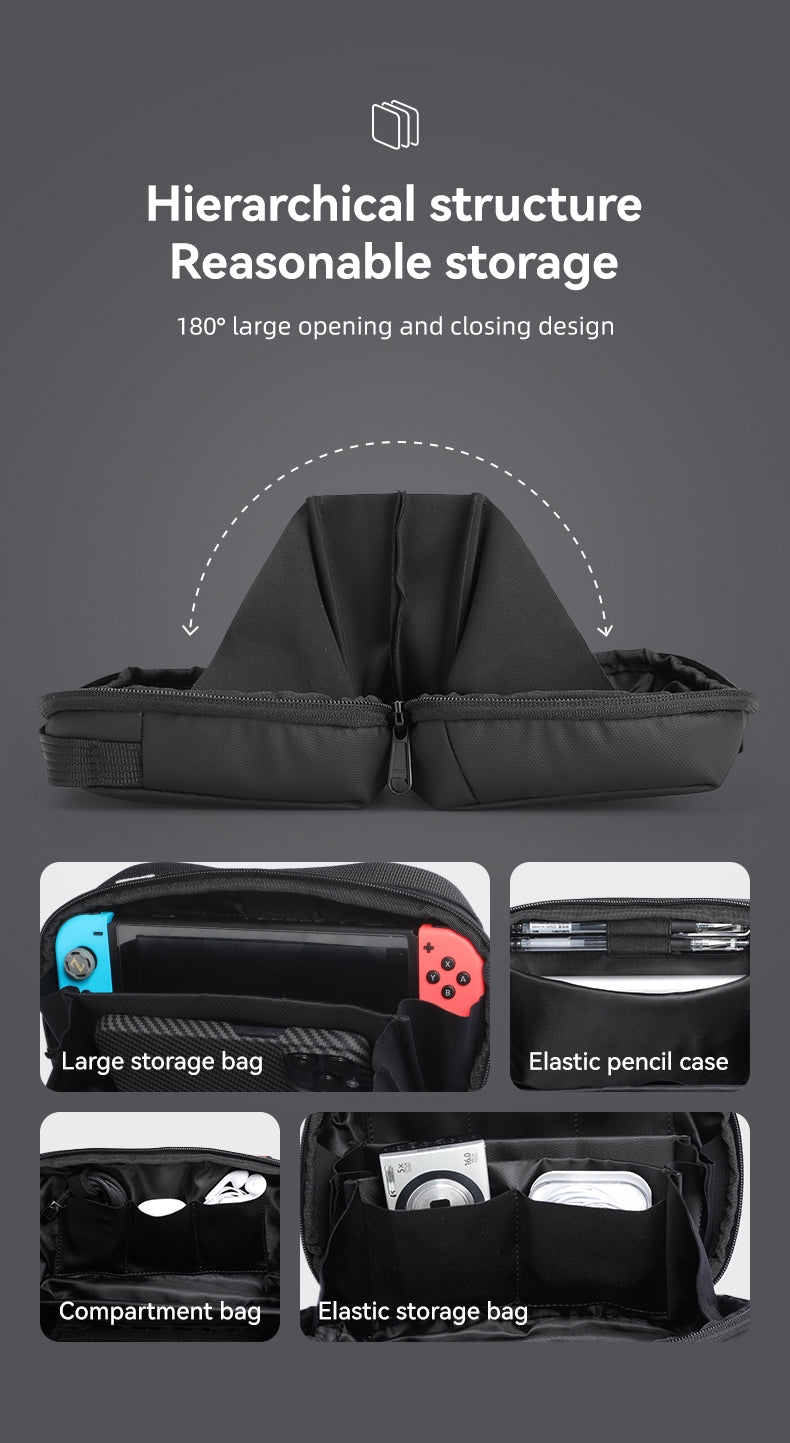 Mark Ryden Toiletries Bag Men's Large Capacity Scrub Bag Fitness Travel Portable Waterproof Storage Bag