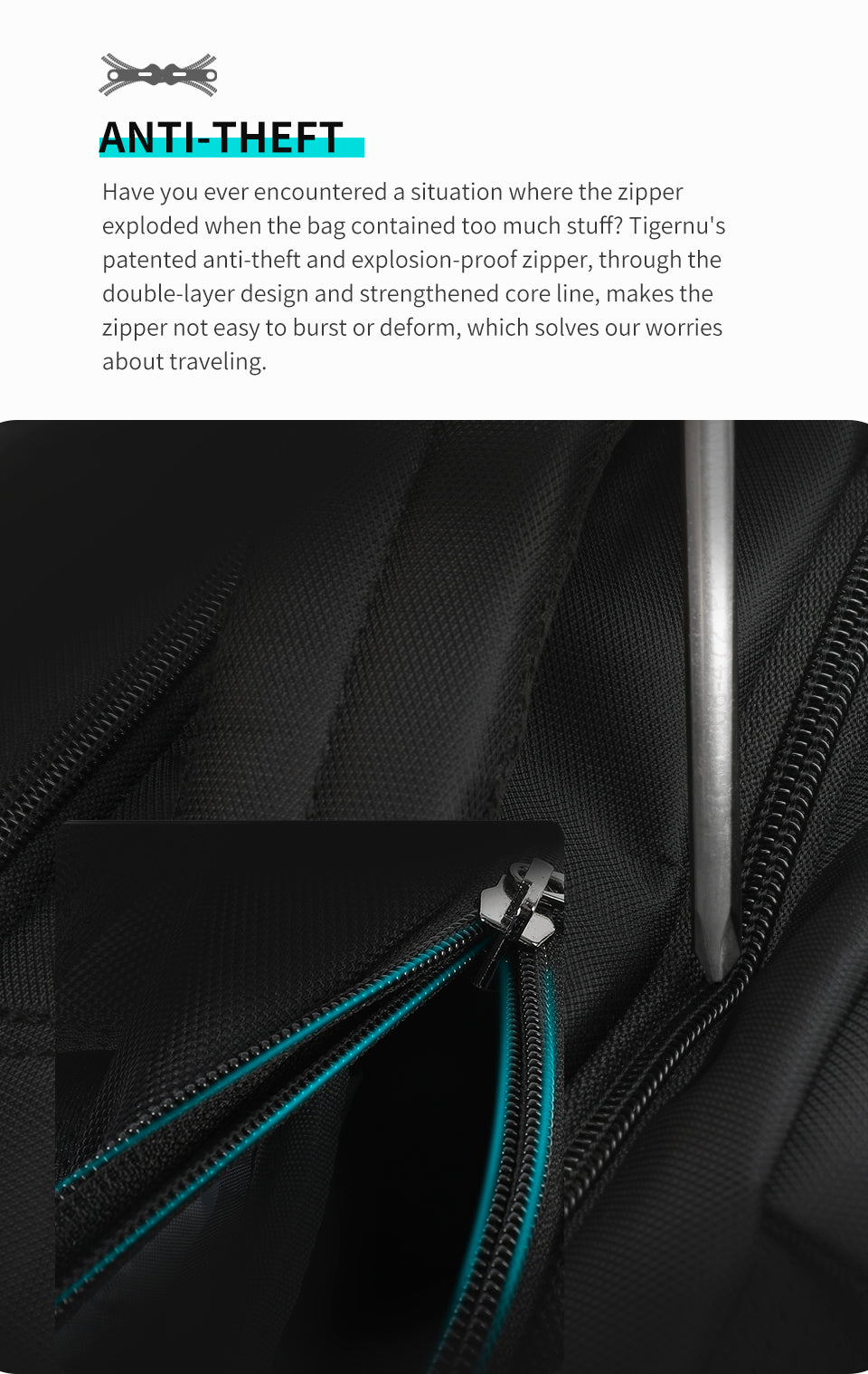 Tigernu Anti-theft Waterproof Backpack Usb Backpacks With Tsa Lock Mochilas Computer Leisure Backpack