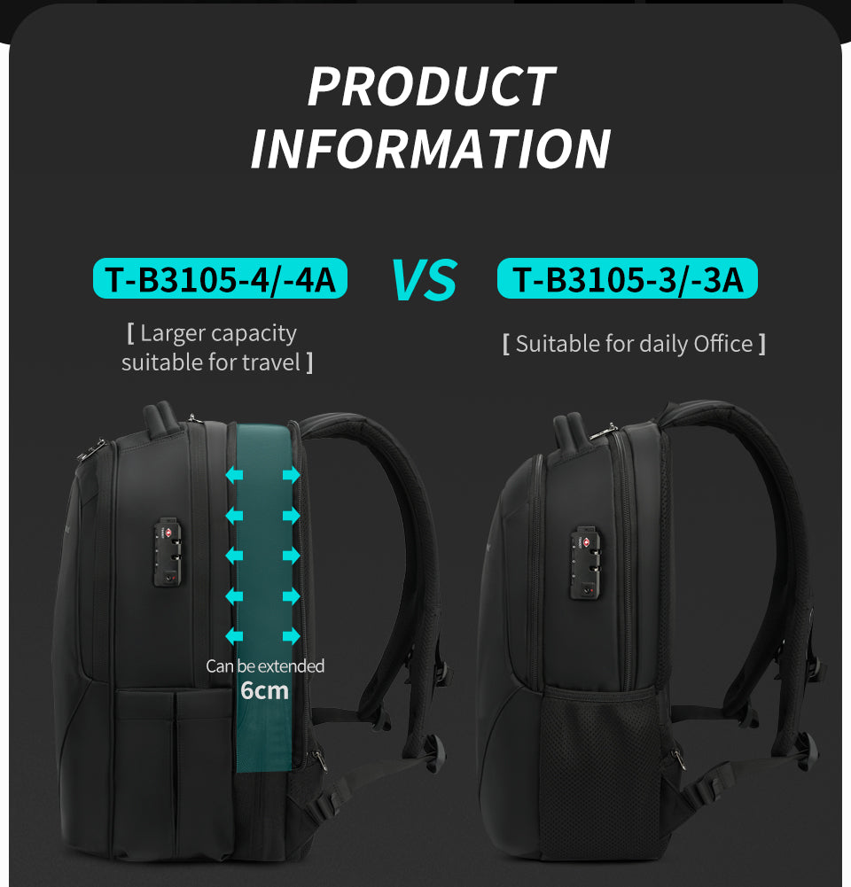Tigernu Anti-theft Waterproof Backpack Usb Backpacks With Tsa Lock Mochilas Computer Leisure Backpack