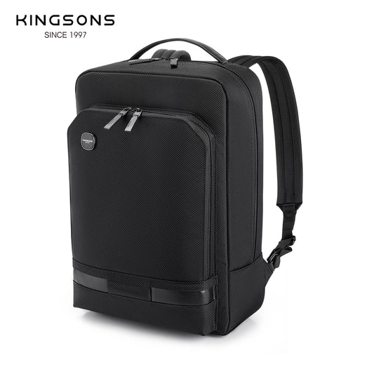 KINGSONS New Design Men's Travel Large Capacity Computer Bag Business Backpack Multi-functional Student Backpack Laptop Backpack