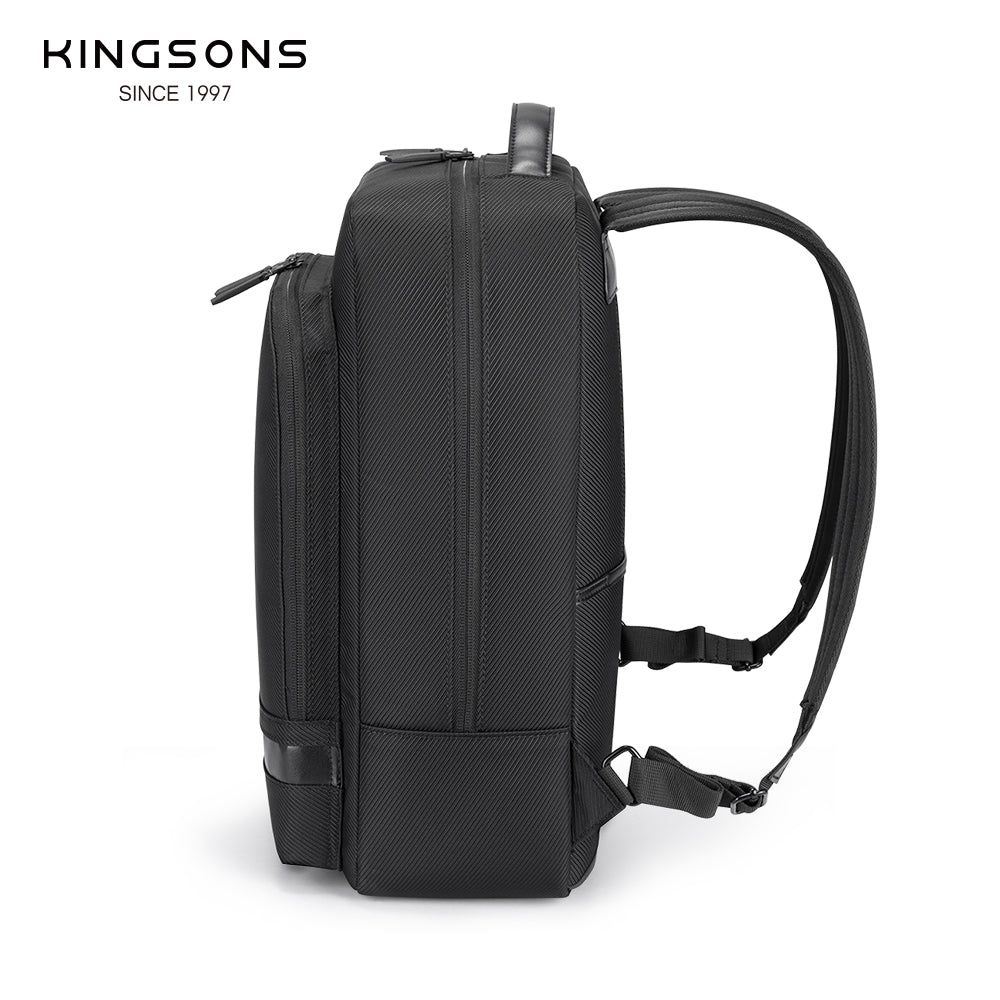 KINGSONS New Design Men's Travel Large Capacity Computer Bag Business Backpack Multi-functional Student Backpack Laptop Backpack