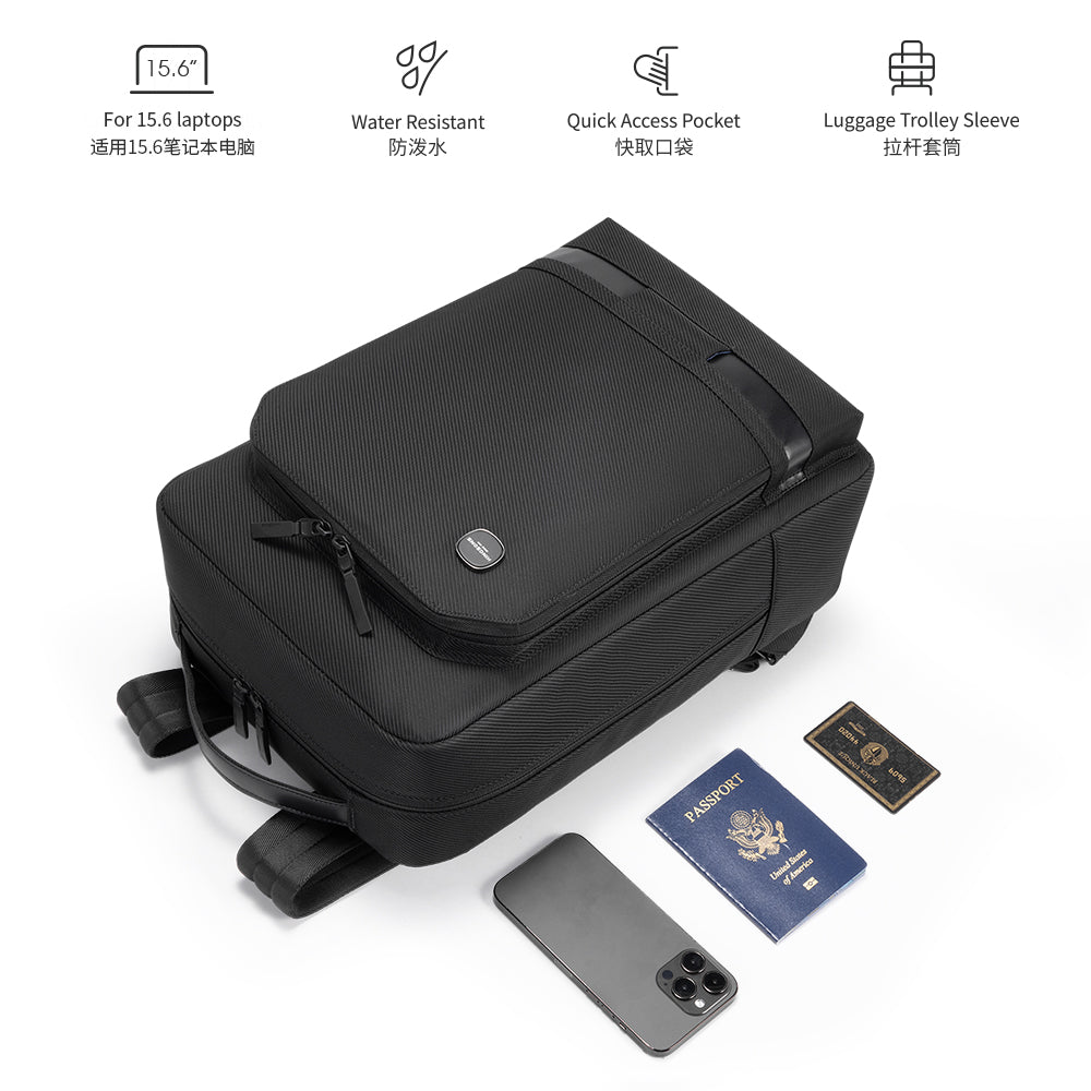 KINGSONS New Design Men's Travel Large Capacity Computer Bag Business Backpack Multi-functional Student Backpack Laptop Backpack