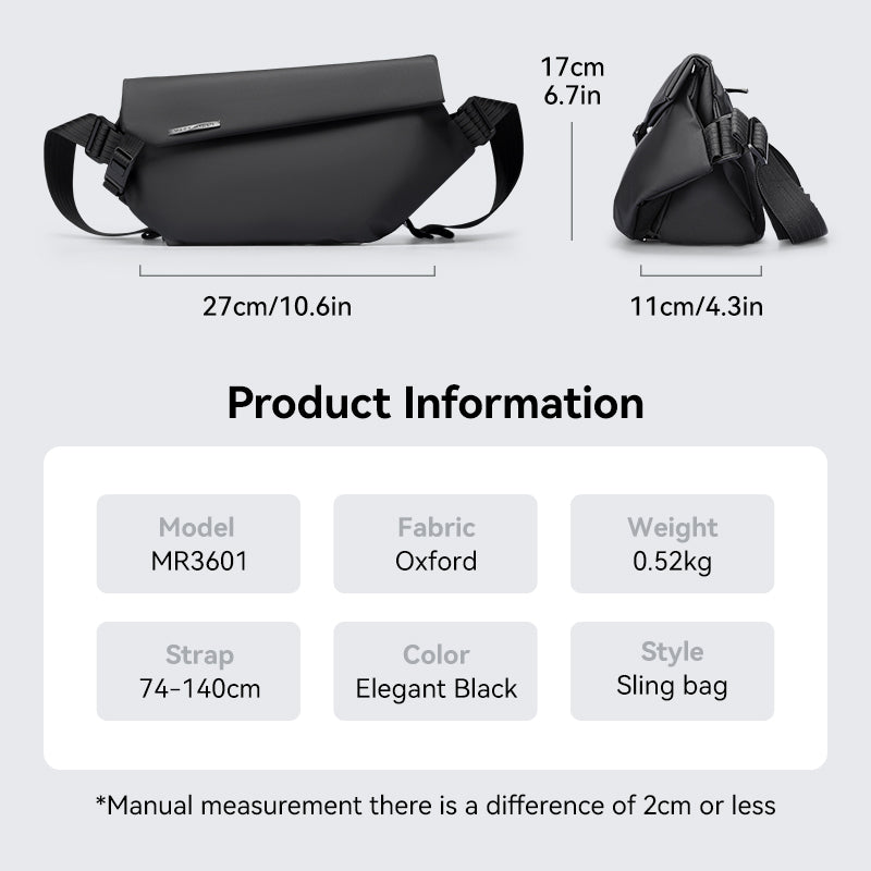 Mark Ryden Factory Wholesale Customised Crossbody Bag Men's Large Capacity Shoulder Tide Sports Small Backpack Bag