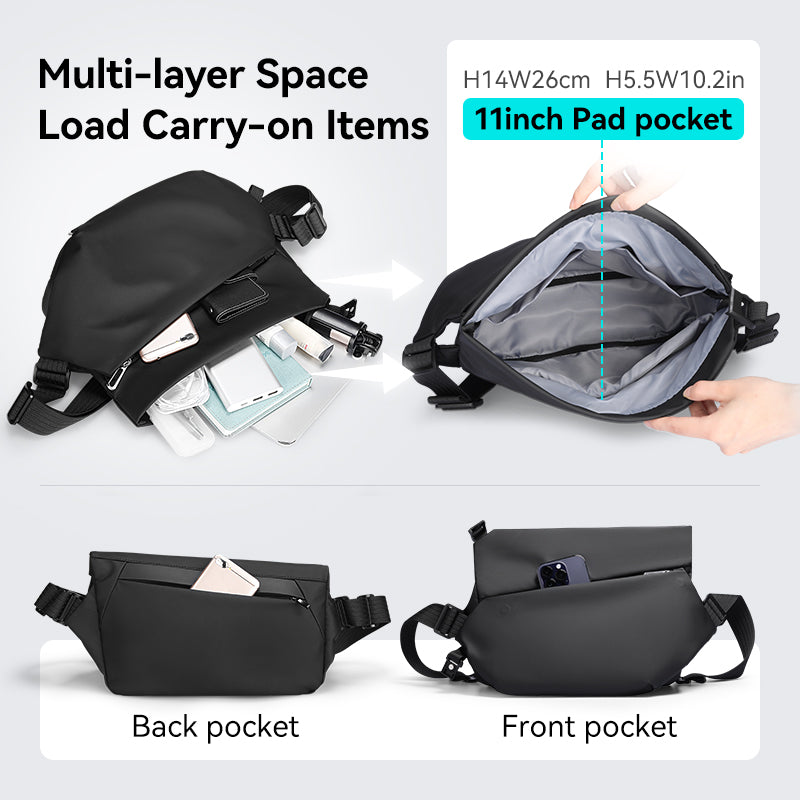 Mark Ryden Factory Wholesale Customised Crossbody Bag Men's Large Capacity Shoulder Tide Sports Small Backpack Bag