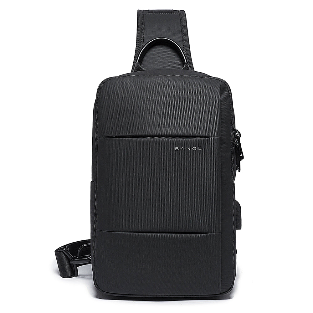 boy chest cheap black polyester men sling chest bags crossbody shoulder mini small mens sling bag