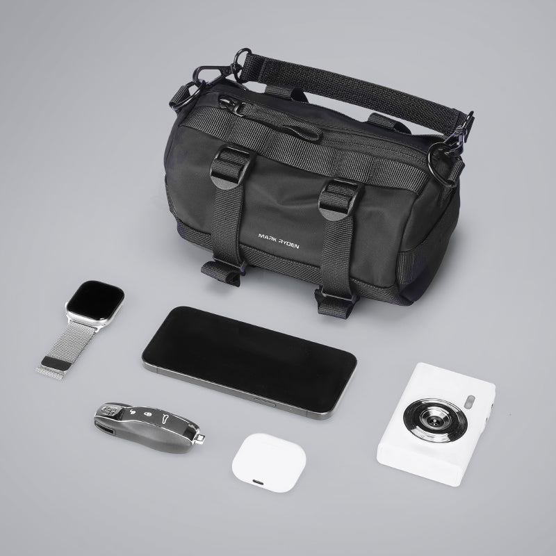 Mark Ryden Hot Mini Crossbody Bag Men's Chest Bag Sports Cycling Large Capacity Small Backpack Shoulder Crossbody Bag