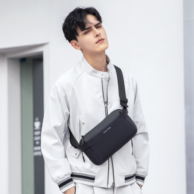 Mark Ryden Wholesale Customised Crossbody Bags Sport Riding Small Backpack Casual Fashion Chest Bag Men's Shoulder Bag
