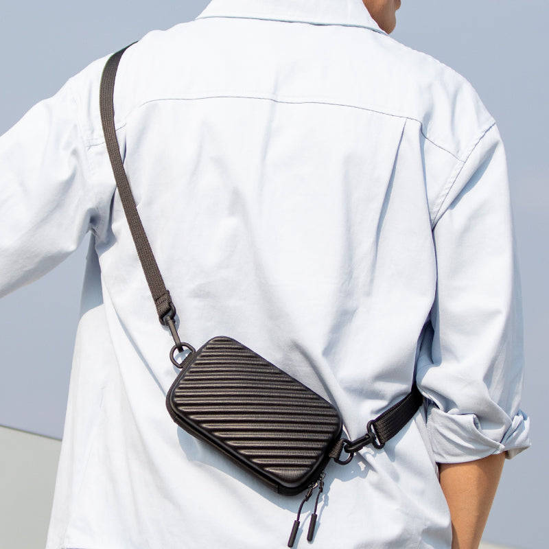 Mark Ryden Mini Crossbody Bag Men's Chest Bag Sports Casual Large Capacity Small Backpack Trolley Shape Satchels