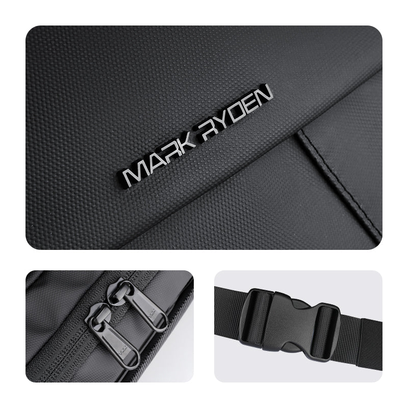 Mark Ryden Factory Customised Wholesale Crossbody Bag Men's Sling Backpack Sports Cycling Chest Bag