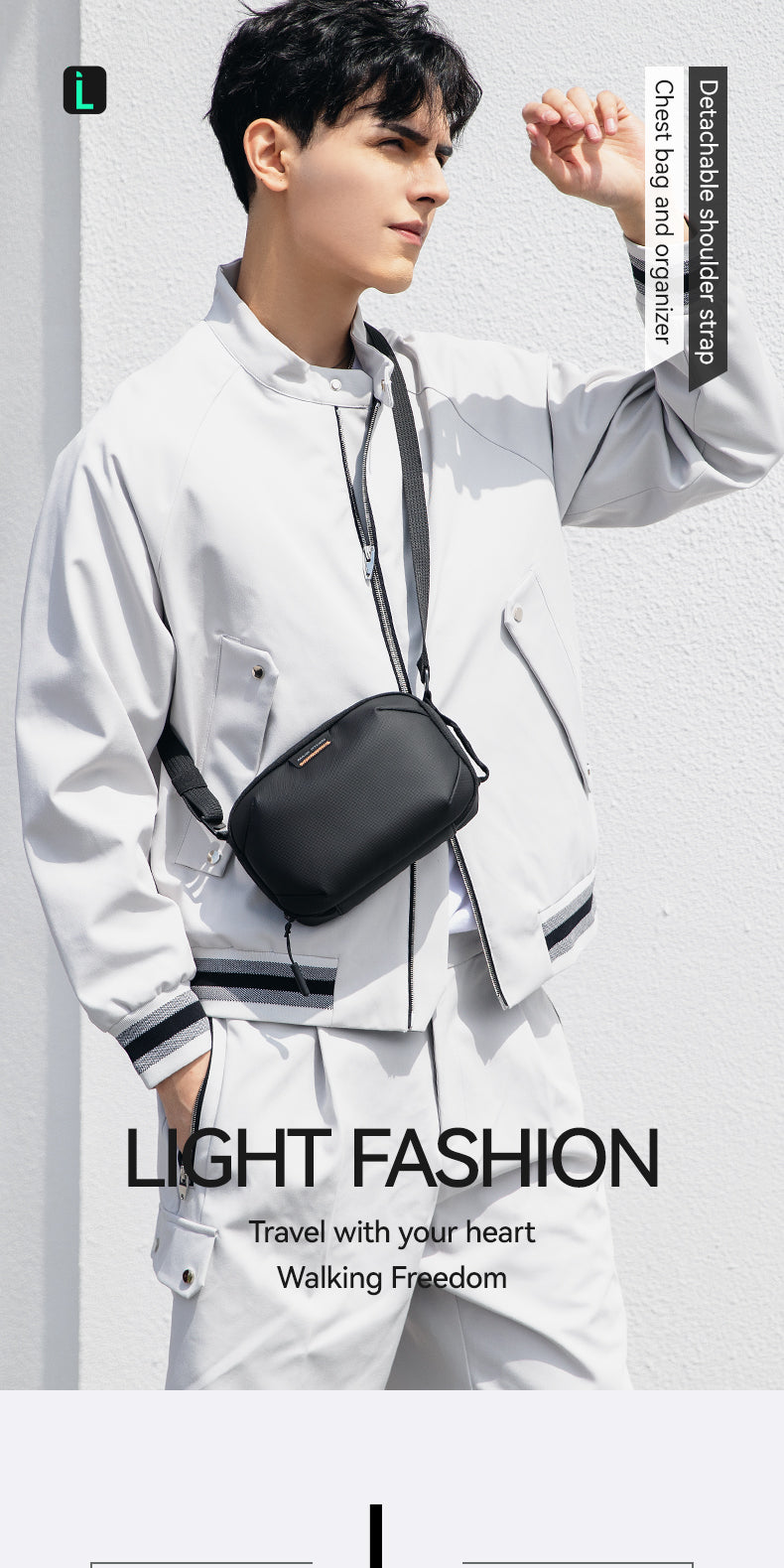 Mark Ryden Sale Men's Crossbody Bag Wholesale Multifunctional Outdoor Sports Shoulder Bag Business Trip Wash Bag