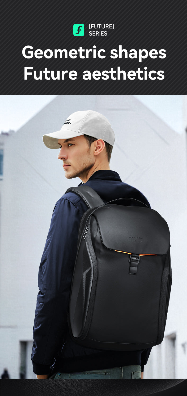 Mark Ryden Factory Hot Sale Multifunctional Men's Backpack Laptop Bag Work Travel Shoulder Bag