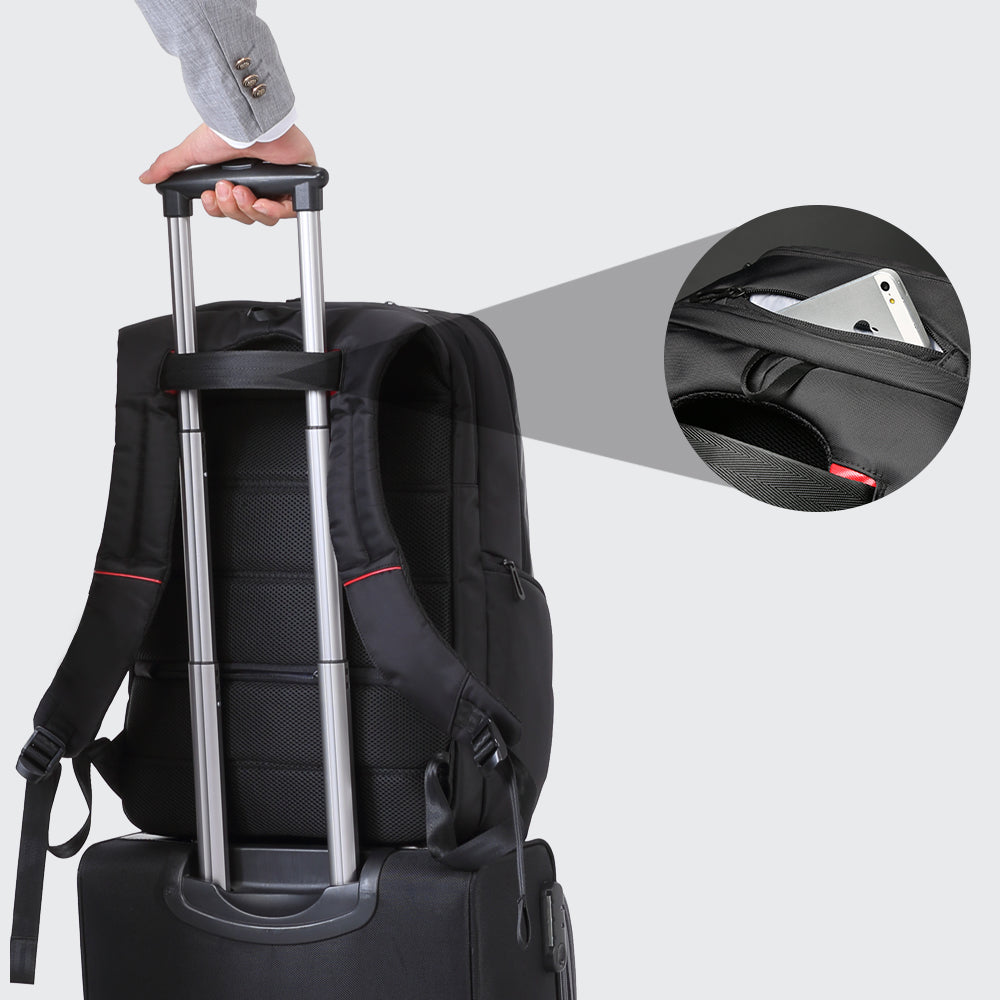 Kingsons Warming Briefcases two size 15.6 & 17 Inch Laptop Bag Travel USB Charging Backpack