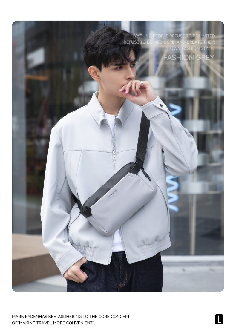 Mark Ryden Wholesale Customised Crossbody Bags Sport Riding Small Backpack Casual Fashion Chest Bag Men's Shoulder Bag