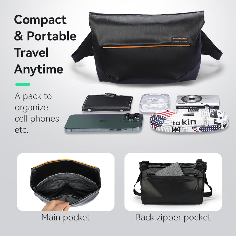 Mark Ryden Factory Hot Sale Waterproof Fashion Sports Men's Crossbody Bag Shoulder Anti-theft Satchel Chest Hanging Bag