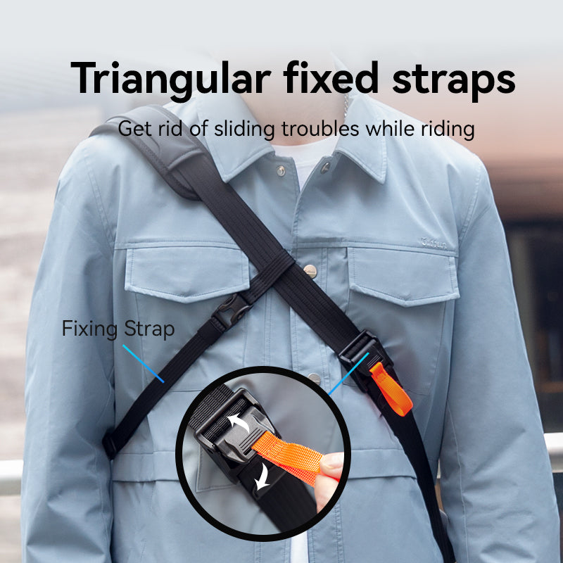 Mark Ryden Oversized Capacity Crossbody Bag Men's Shoulder Bag 12.9 Inch Computer Bag