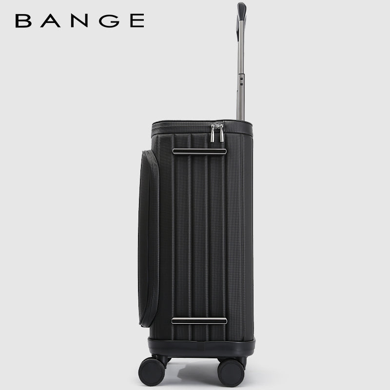 Bange Unisex 360 Degree Silent Glide Wheels TSA Lock Premium 20inch Carry on Multifunction Travel Luggage