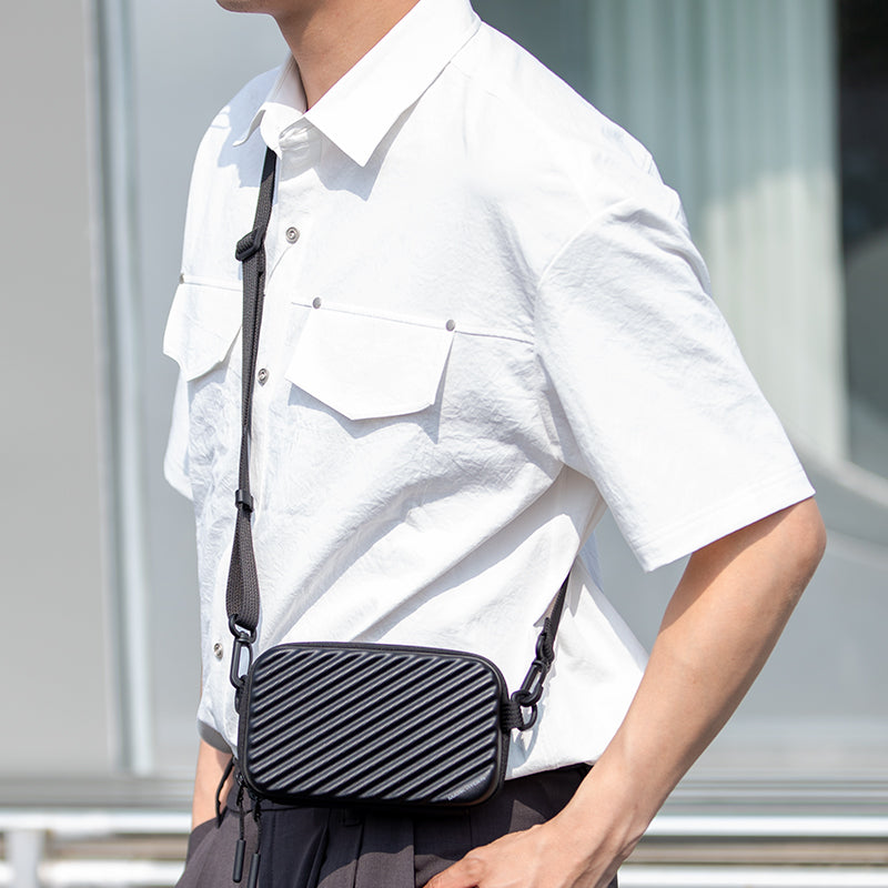 Mark Ryden Mini Crossbody Bag Men's Chest Bag Sports Casual Large Capacity Small Backpack Trolley Shape Satchels