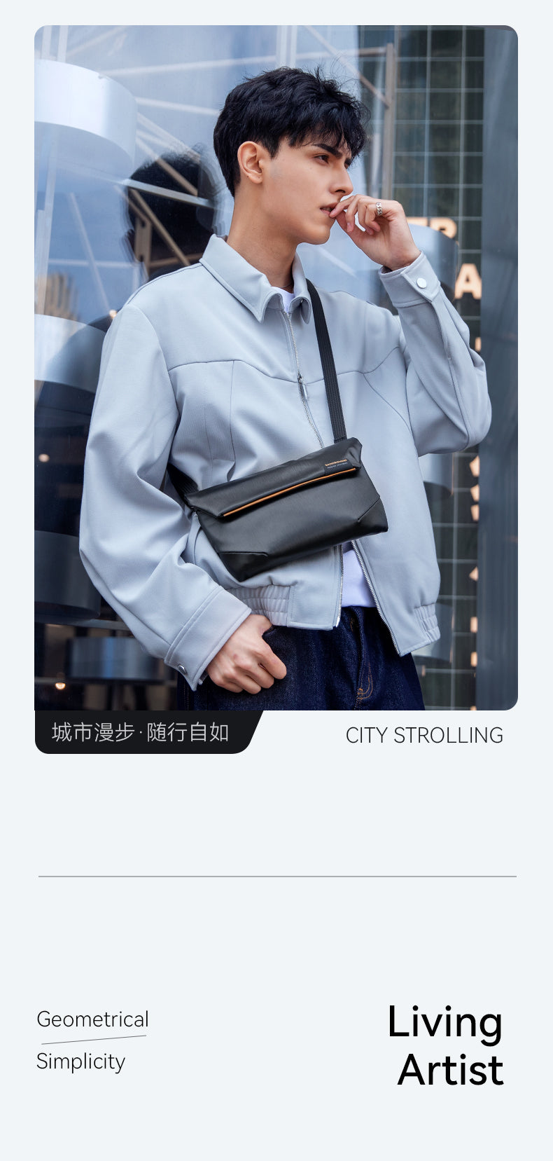 Mark Ryden Factory Hot Sale Waterproof Fashion Sports Men's Crossbody Bag Shoulder Anti-theft Satchel Chest Hanging Bag
