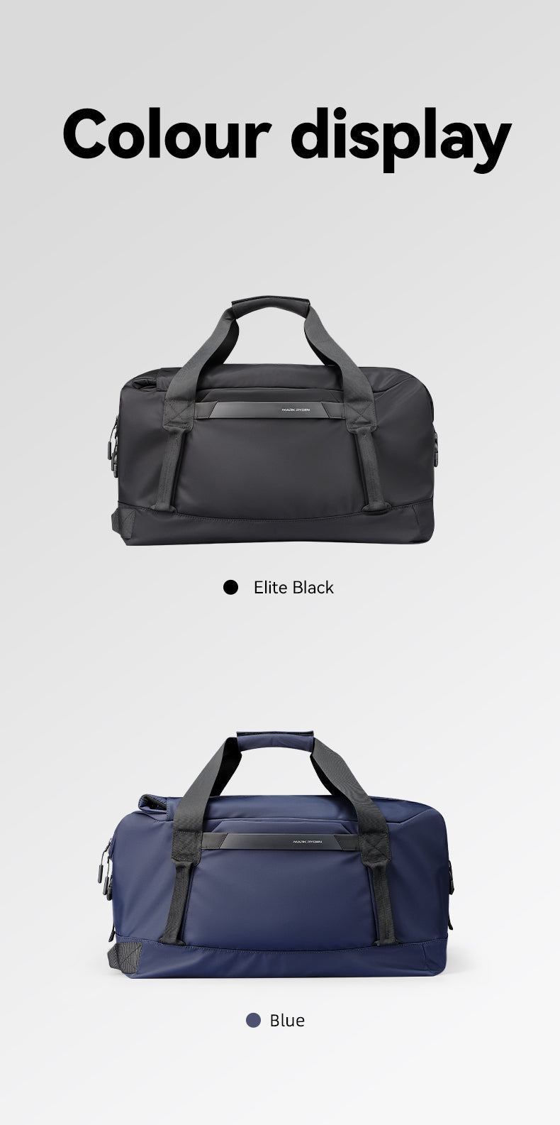 Mark Ryden Waterproof Large Capacity Men's Luggage Travel Bags Sports Gym Bags Travel Handbags