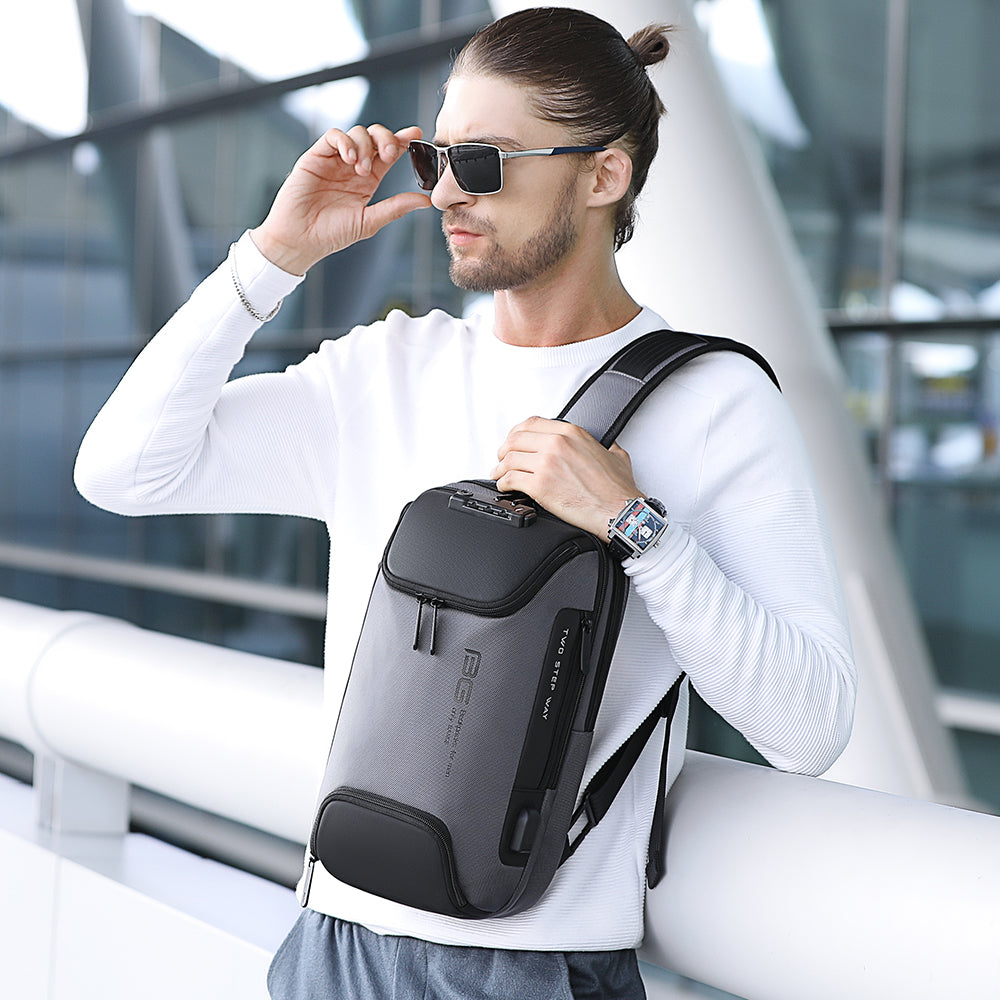 fashionable korean anti theft men shoulder sling bags men sling bag