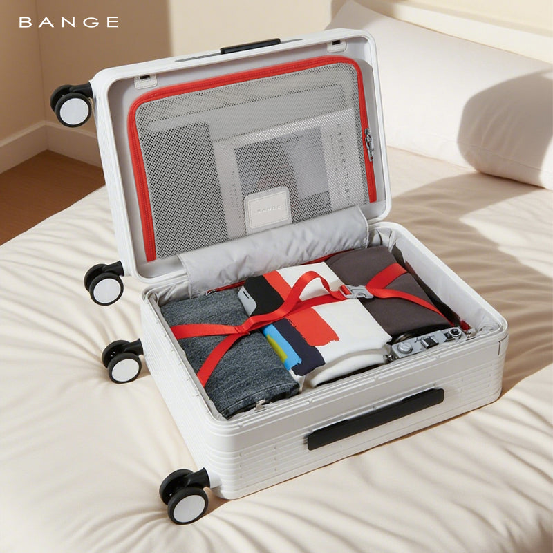 BANGE Stylish 20inch & 24 inch Anti-theft Carry-on Suitcase Luggage for Business Travel