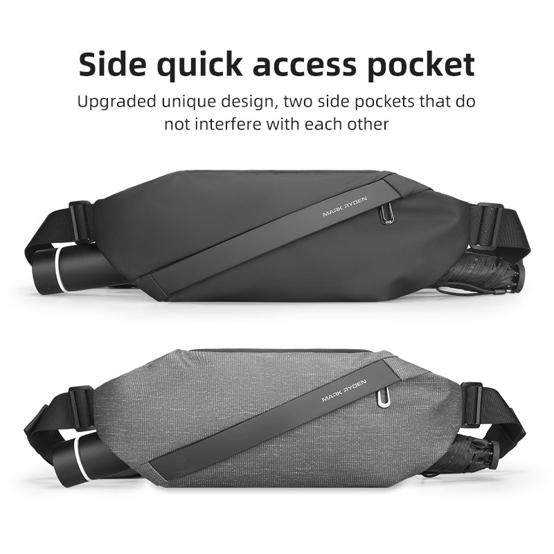 Mark Ryden Factory Customised Wholesale Crossbody Bag Men's Sling Backpack Sports Cycling Chest Bag