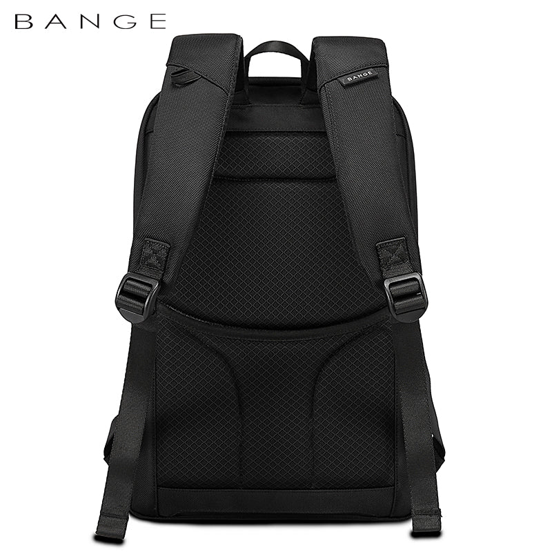 Business Laptop Backpack 15.6 Inch Travel Backpack for Men with USB Charging Port Waterproof Bag, Black