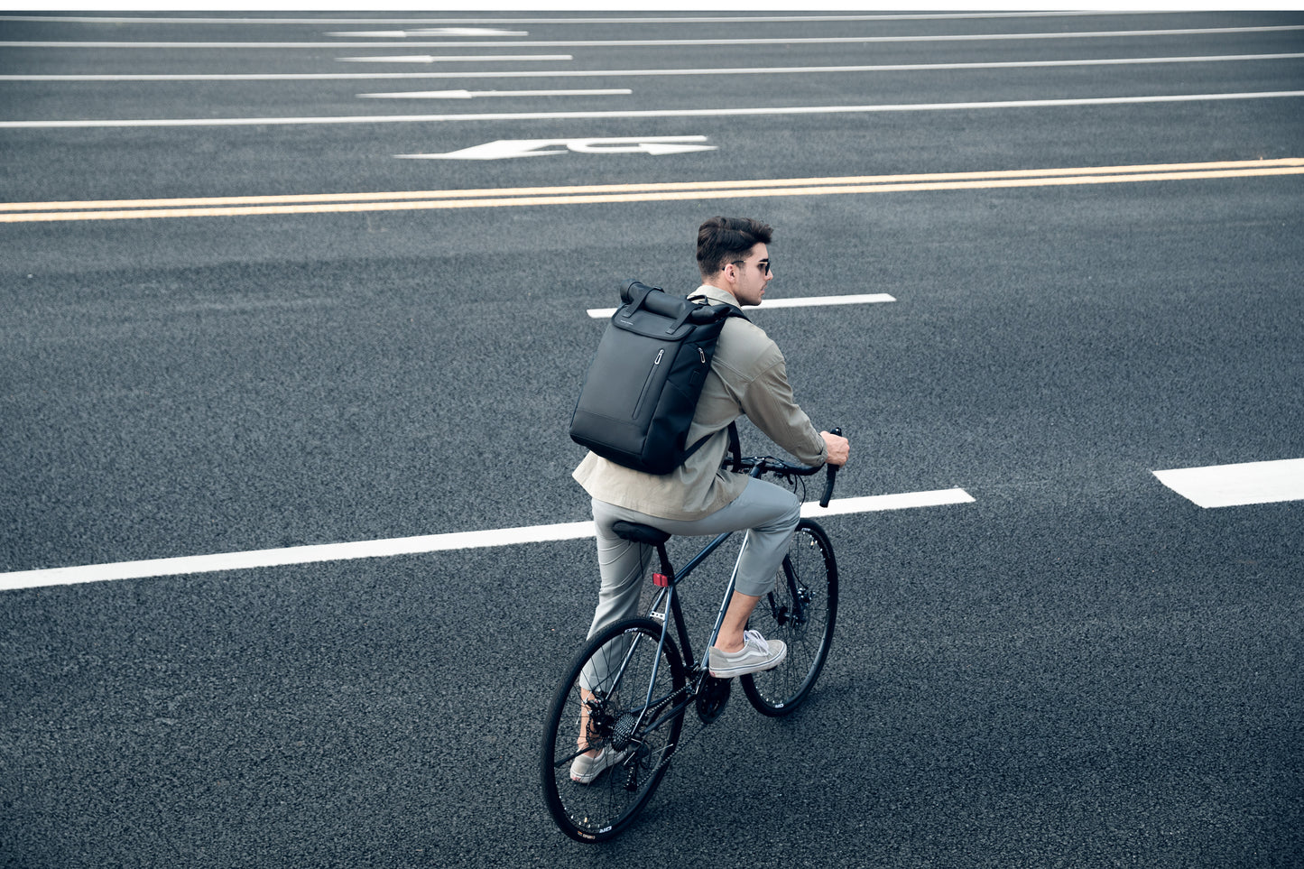 Mark Ryden Luxury Stylish Black Business Travel Daypack Computer Leather Mens Laptop Backpackmochila Hombre
