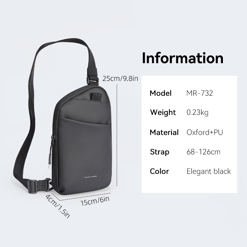 Mark Ryden Factory Wholesale New Customized Shoulder Bag Men's Chest Crossbody Bags Sports Riding Small Backpacks