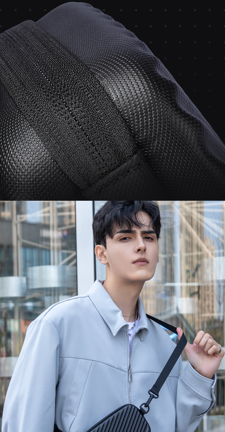 Mark Ryden Mini Crossbody Bag Men's Chest Bag Sports Casual Large Capacity Small Backpack Trolley Shape Satchels