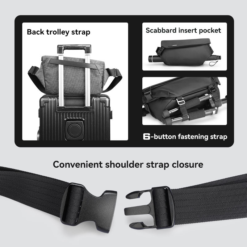 Mark Ryden Factory Wholesale Customised Crossbody Bag Men's Large Capacity Shoulder Tide Sports Small Backpack Bag