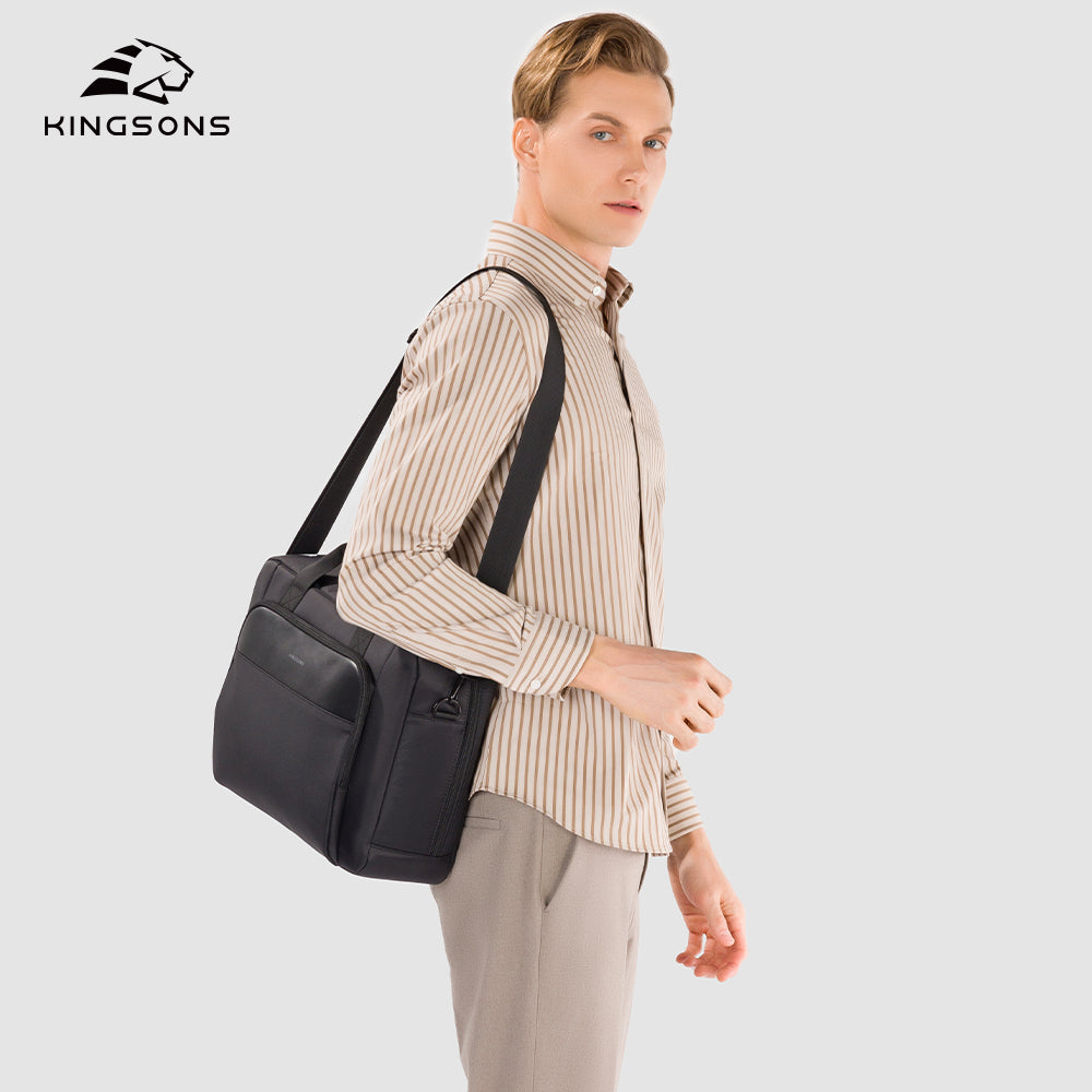 Kingsons Water Repellent Handbag Stylish Briefcase Notebook Bags Business Laptop Bag Unisex Portable Laptop Bag