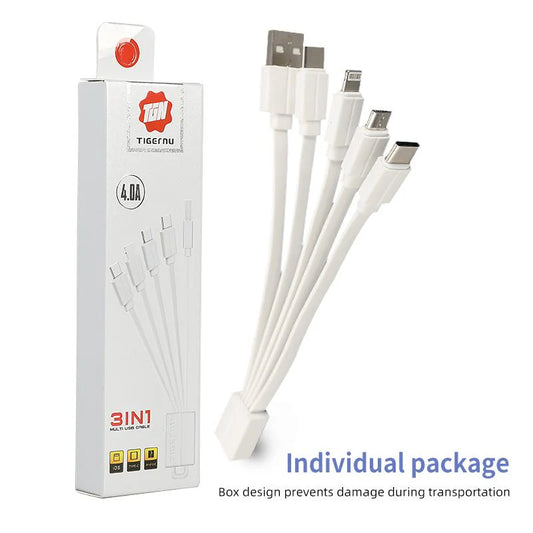 Tigernu Lightning Type C Micro USB Charging Cable