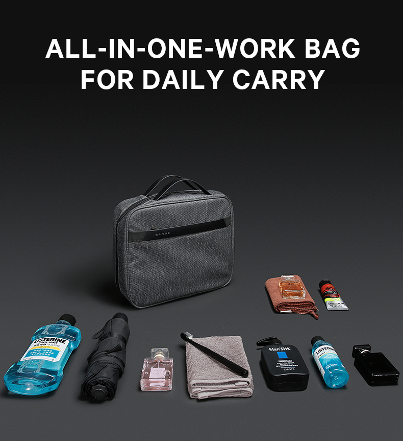 Mark Ryden Travel Toiletry Bag Men's Business Trip Gods Dry Wet Separation Fitness Bath Bag Waterproof Makeup Storage Bag