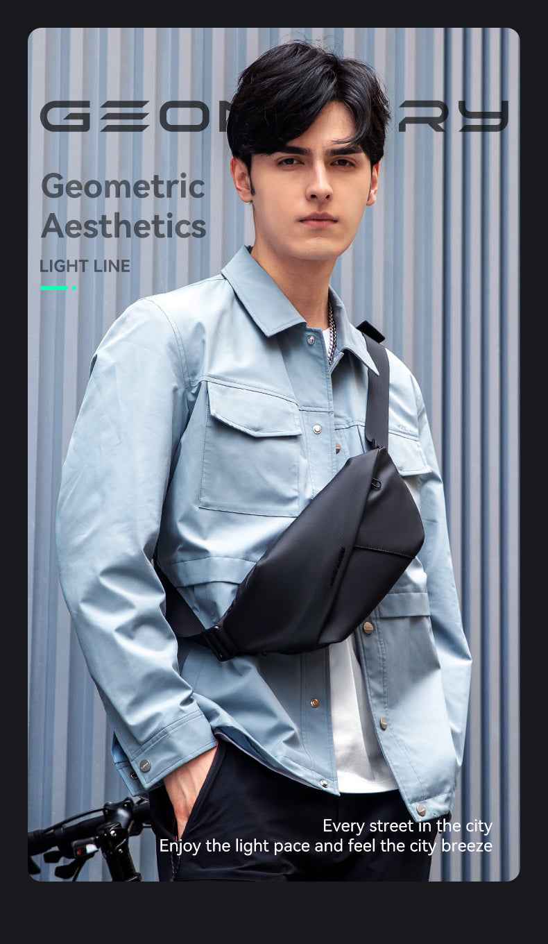 Mark Ryden Factory Customised Wholesale Crossbody Bag Men's Sling Backpack Sports Cycling Chest Bag