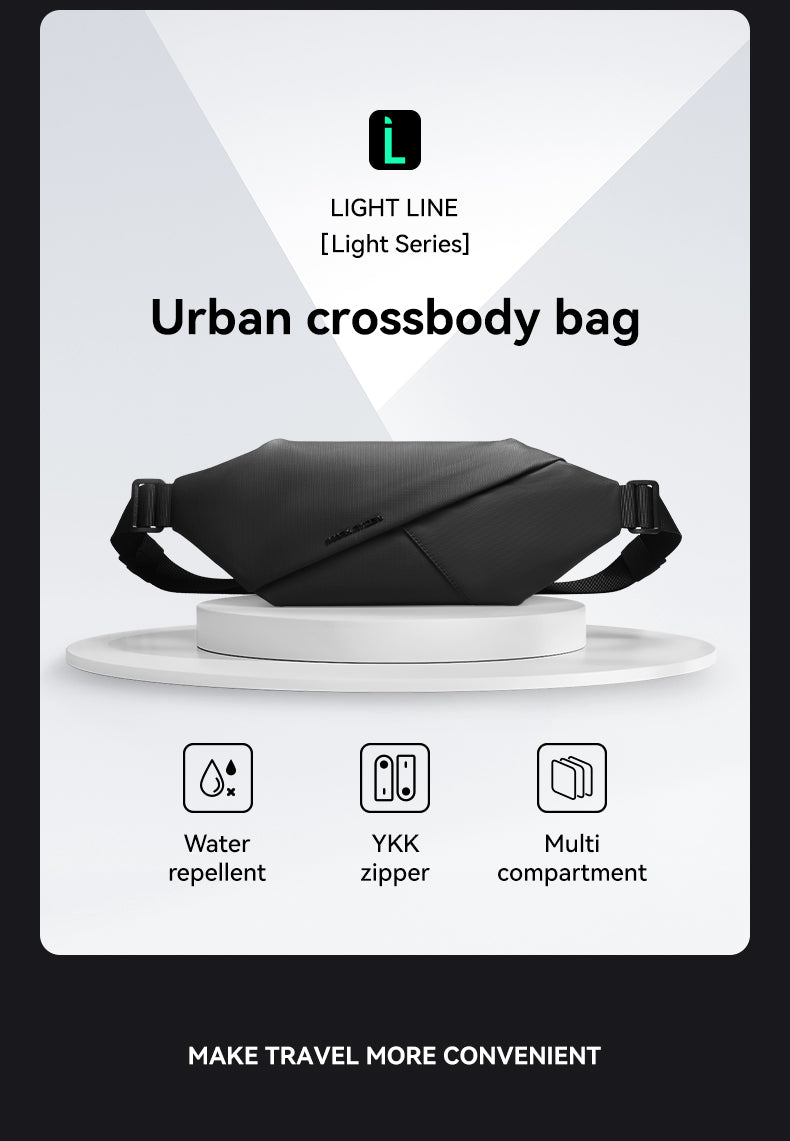 Mark Ryden Factory Customised Wholesale Crossbody Bag Men's Sling Backpack Sports Cycling Chest Bag