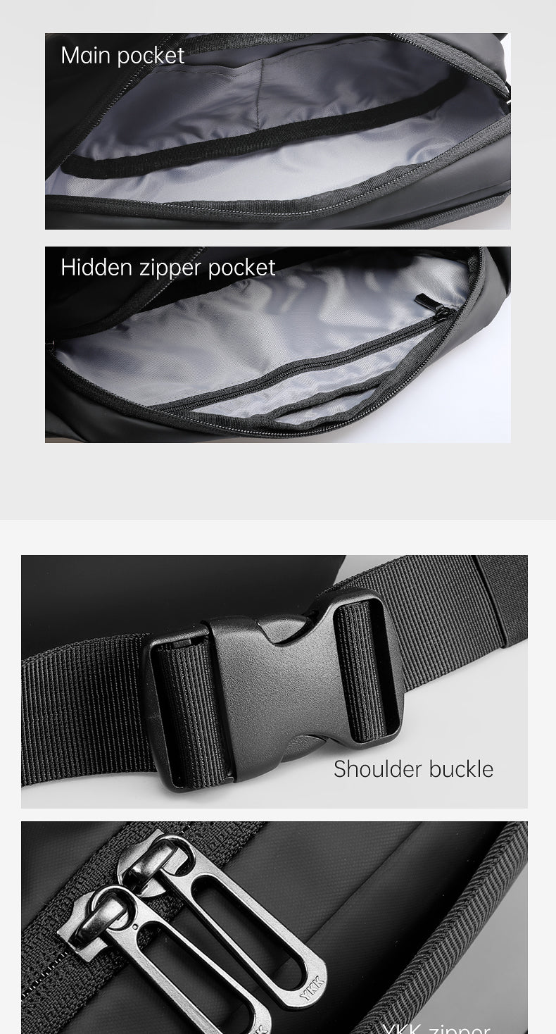 Mark Ryden Factory Customised Wholesale Crossbody Bag Men's Sling Backpack Sports Cycling Chest Bag
