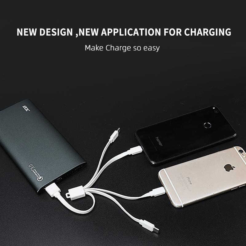 Tigernu Lightning Type C Micro USB Charging Cable