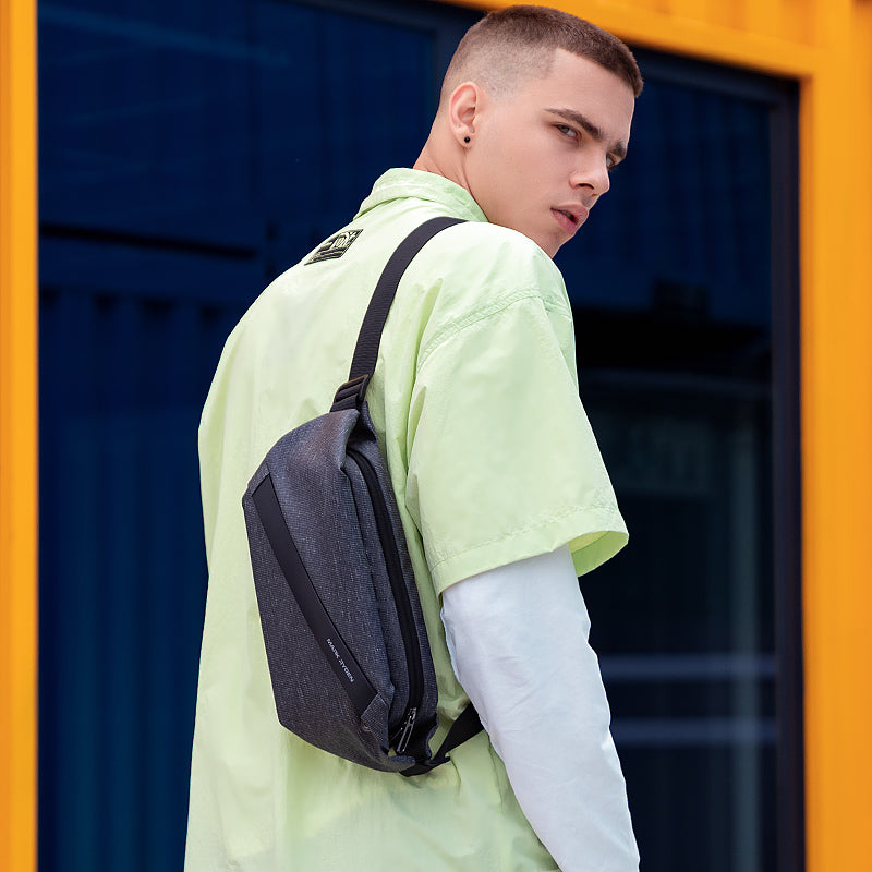 Mark Ryden Factory Customised Wholesale Crossbody Bag Men's Sling Backpack Sports Cycling Chest Bag