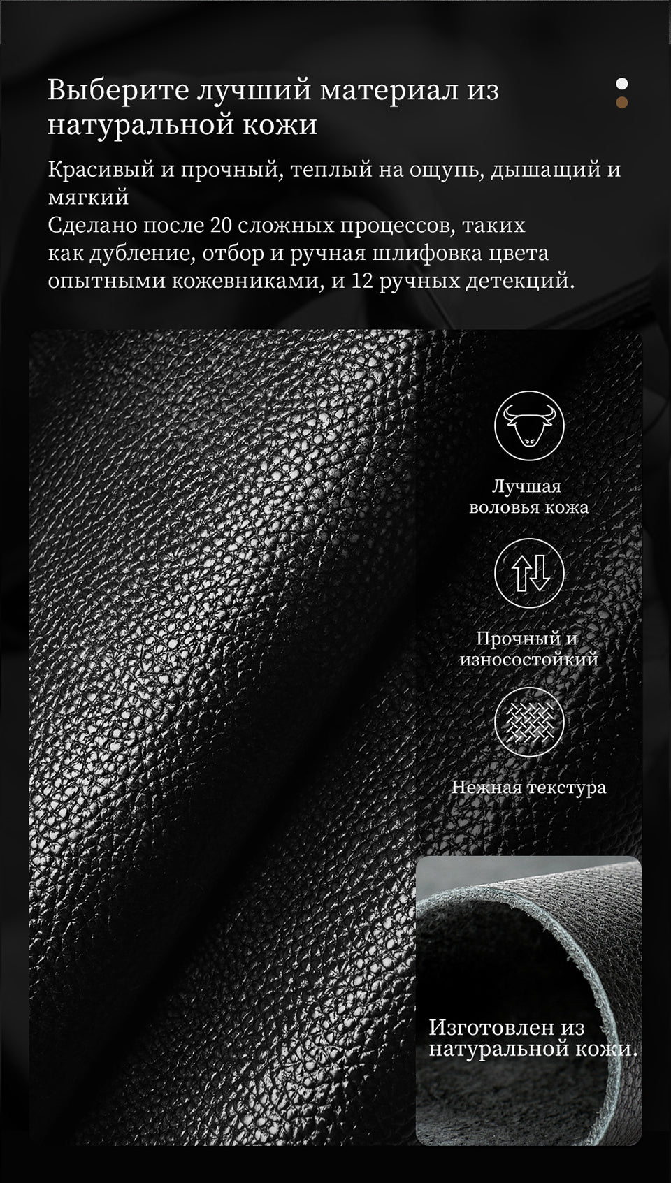 TIGERNU Craftsmanship Design 10 Inch Top Layer Cowhide Durable and Sturdy Classic Style Business Communication Daily Men's Wallet