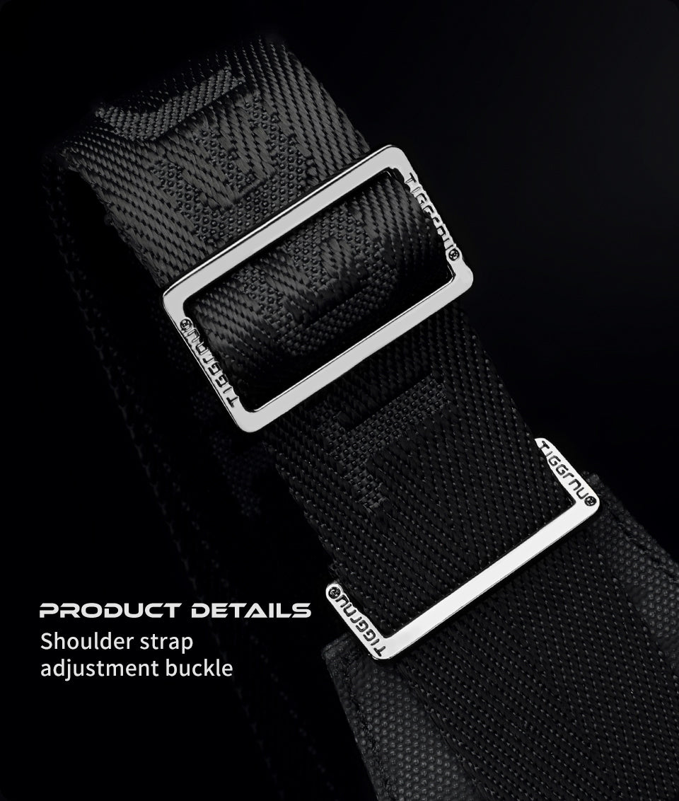 TIGERNU Large Capacity 9.7 Inch Nylon Lightweight Wear-Resistant Waterproof Outdoor Sports Men's Messenger Bag Crossbody Bags