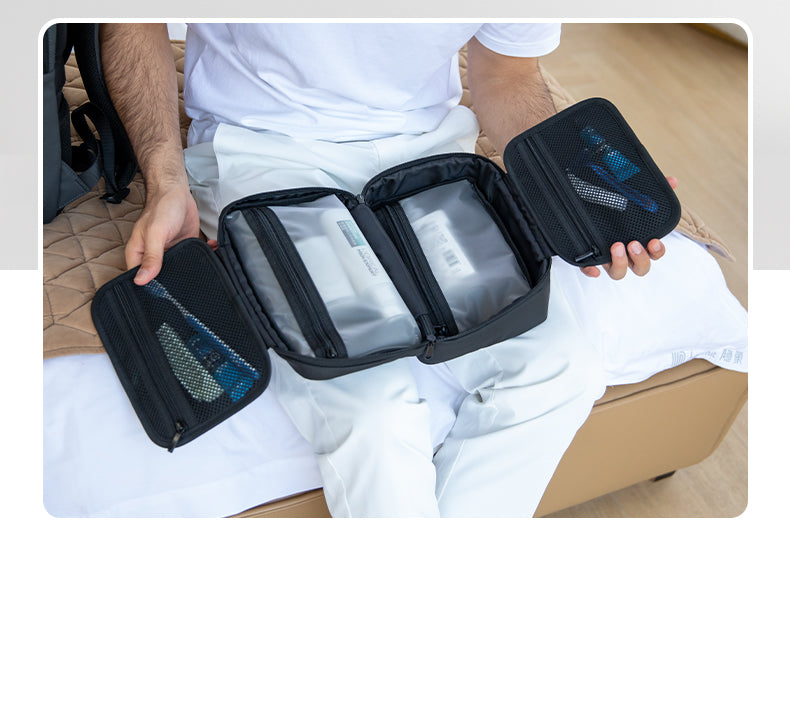 Mark Ryden Travel Toiletry Bag Men's Business Trip Gods Dry Wet Separation Fitness Bath Bag Waterproof Makeup Storage Bag