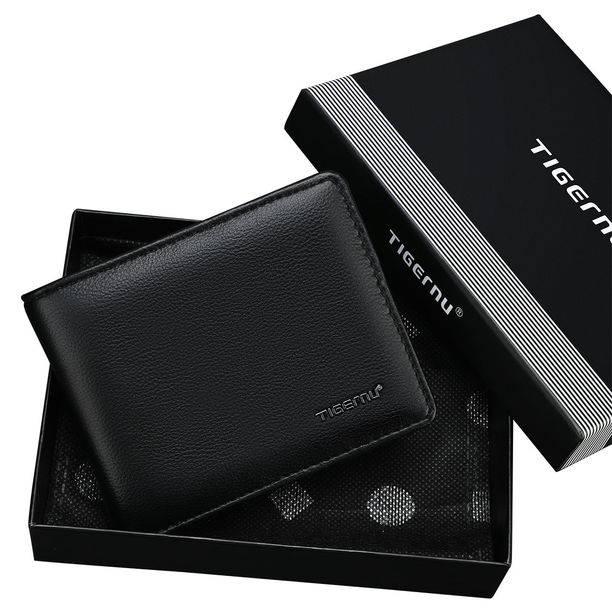 Tigernu Classic Fashion Category Storage 6.1-inch PU Easy Carrying Waterproof Scratch Resist Simple Universal Versatile Men's Wallet