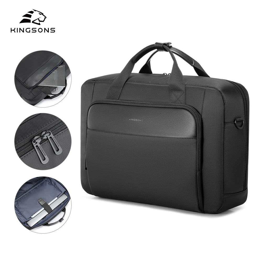 Kingsons Water Repellent Handbag Stylish Briefcase Notebook Bags Business Laptop Bag Unisex Portable Laptop Bag