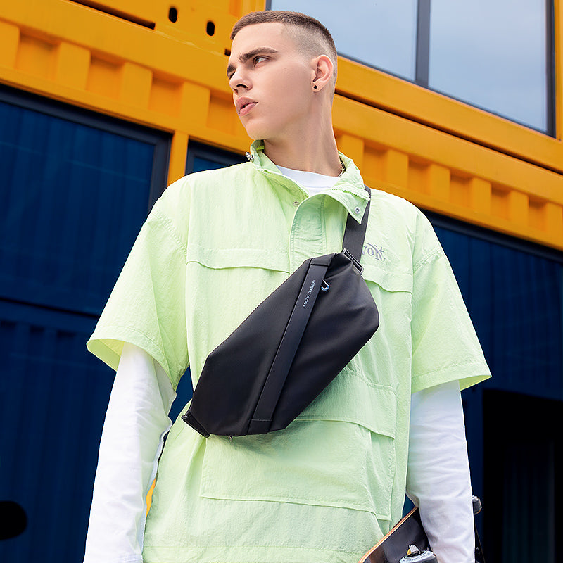 Mark Ryden Factory Customised Wholesale Crossbody Bag Men's Sling Backpack Sports Cycling Chest Bag