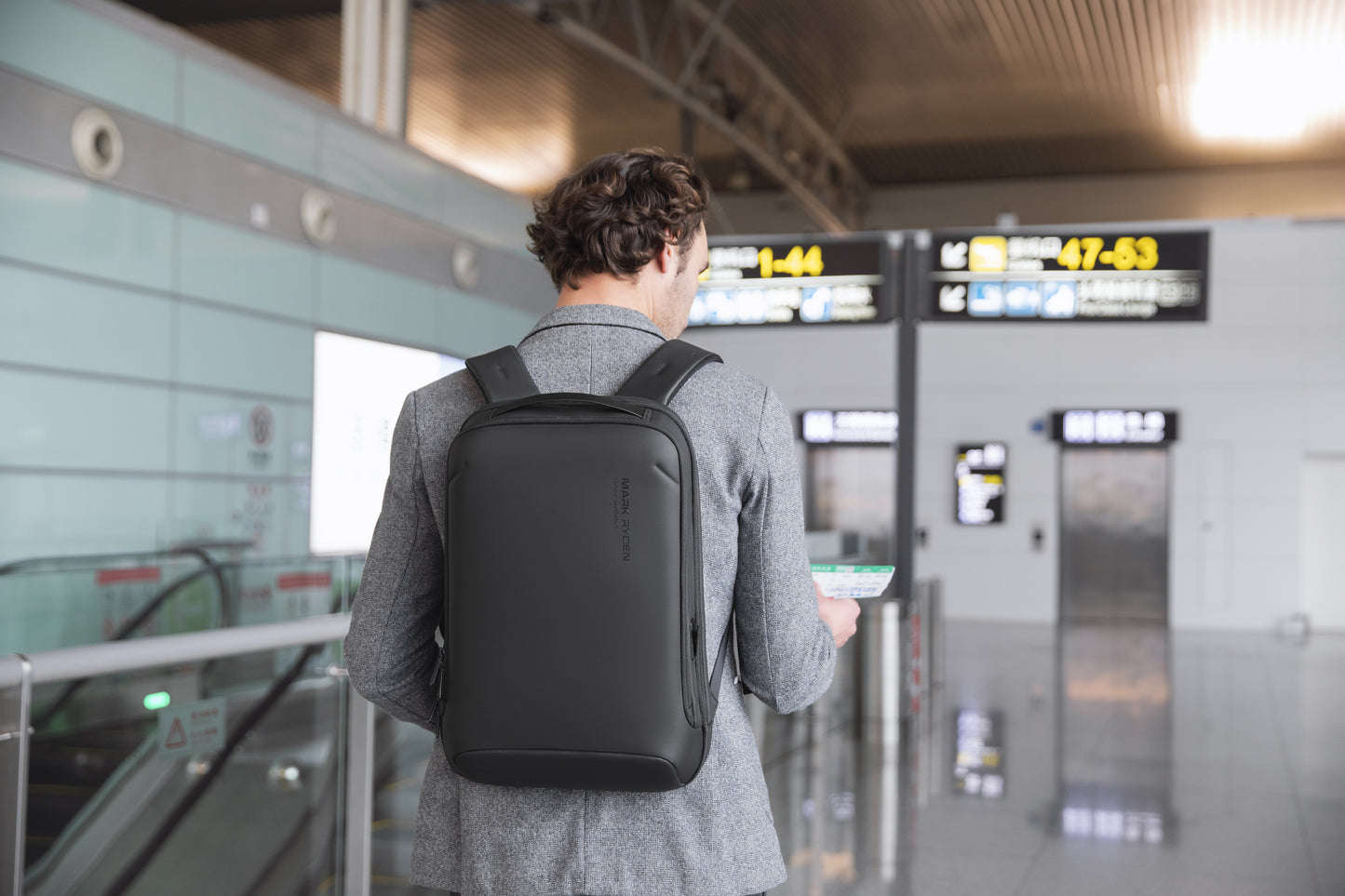 Mark Ryden Wholesale Luxury Travel Laptop Carry on Backpacks Travel Laptop 17&15.6 Bags for Men Thin Business Backpack