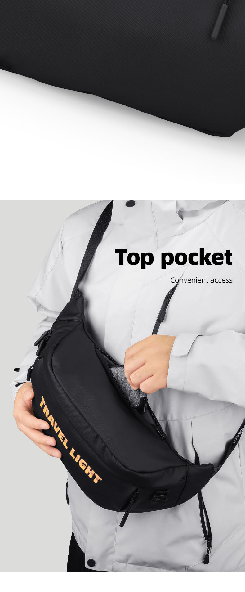 Mark Ryden Factory Hot New Shoulder Satchel Sports Fanny Pack Men's logo Customization Sling Bag